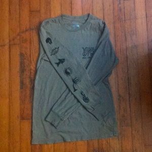 Sand colored vans long sleeve